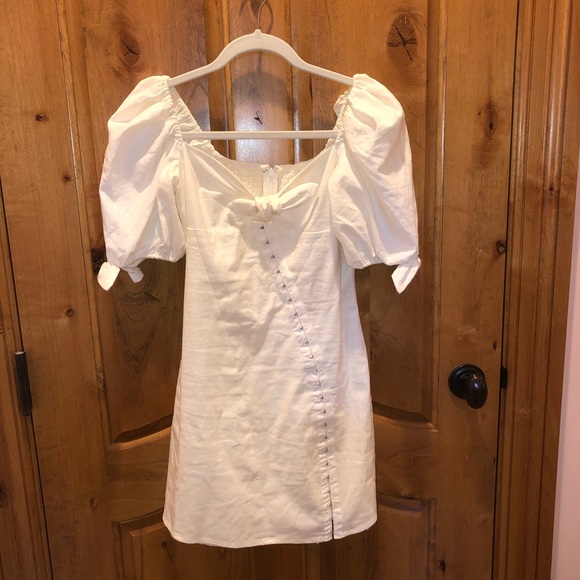 For Love and Lemons Macaroon Puff Sleeve Dress - Picture 4 of 6